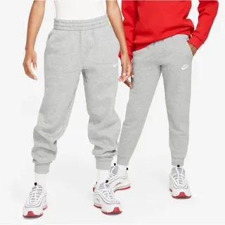Nike Sportswear Club Fleece Jogginghose Kinder 063 dk grey heather/base grey/white XL 158-170 cm