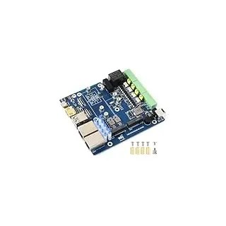 Waveshare Gigabit/2.5G Dual Ethernet Multi-Function Expansion Board Based on Raspberry Pi CM5 (NOT Included),RS485, 4G/5G Module and 4K Display Output, Board Only
