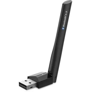 TP-Link UB500 Plus USB Bluetooth 5.3 Adapter Dongle für PC Laptop Desktop Computer, Unterstützt Windows 11/10/8.1/7, Plug & Play, Verstellbare Multidirektionale Antenne