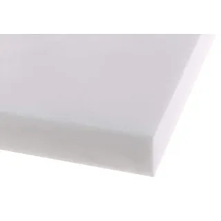 RS PRO Polytetrafluorethylen PTFE Kunststoffplatte, Weiß, 25 mm x 300mm x 300 mm / 2.21 g/cm3 bis 260 °C, Packung a 1 Stück