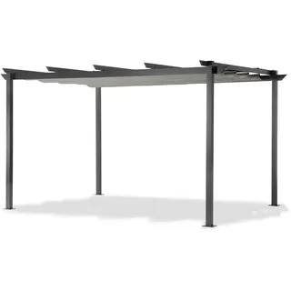 LECO Pergola 3 x 4 m lichtgrau