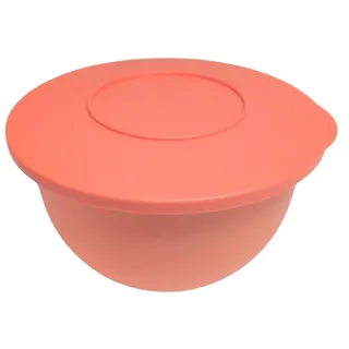 Tupperware Junge Welle Schüssel mit Deckel Servierschüssel Servieren orange 2,5 Liter