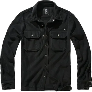 Brandit Textil Brandit Fleece Shirt Jeff schwarz, Größe XL