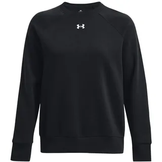 Under Armour Rival Fleece Crew Sweatshirt Damen 001 black/white 48