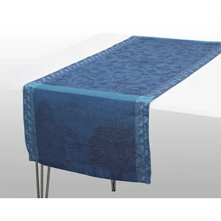Tischläufer Symphonie Baroque Crepuscule 50x200 cm Leinen - Le Jacquard Français