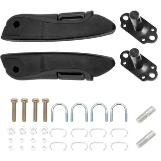 Paar Auto Sitzarmlehne, Universal Auto Armlehne Armstütze Einstellbar 0-120 Grad 38,5cm Verstellbare Universal Sitz Armlehne Handheld Rahmen für LKW PKW Wohnmobil T5 T6 Universal Auto Zubehör