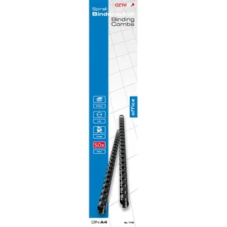 GENIE Spiralbinderücken 6mm VE=50 Stück