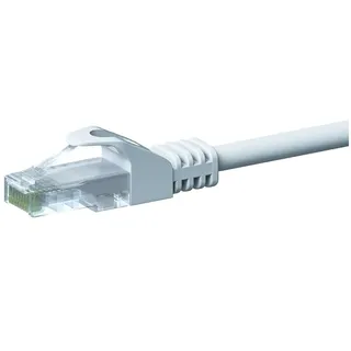 danicom CAT 5e Netzwerkkabel U/UTP - 10 Meter - Weiß - CCA, POE, Ethernet, LAN, Patchkabel, Datenkabel, RJ45 - für Serverschränke, Switches, Router, Modems!