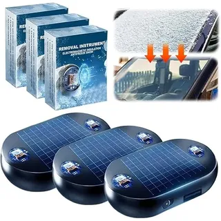 Auto Enteiser,Scheibenenteiser Auto,Enteiserspray Auto,Antifreeze Electromagnetic Car Snow Removal Device,Elektromagnetische Schneeräumung Auto Enteiser,Tragbarer Autoentfroster Frostschutz (3PC)