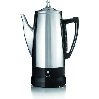 C3 Perkolator 4 - 12 Tassen Silber