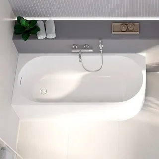 Evineo ineo4 Eckbadewanne 170 x 75 cm (BE0748WH)