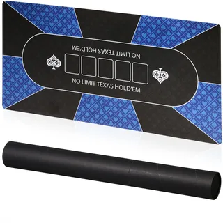 Relaxdays Pokermatte, 120 x 60 cm,