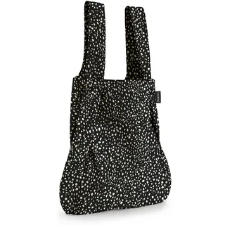 Notabag Original - Wasserabweisende, wiederverwendbare, faltbare Tasche und Rucksack (Black Sprinkle) - Original