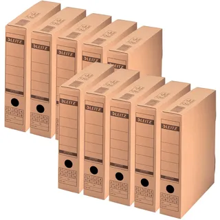 Leitz Archivbox 6084 A4 Naturbraun 10 St.
