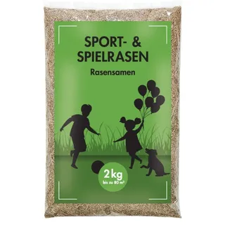 Stroetmann Saat Rasensaatgut Sport- und Spielrasen 2 kg, für ca. 80 m2