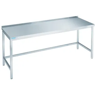 Chromonorm Edelstahl, Arbeitstisch, offen, 1400 mm