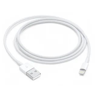 Apple Lightning auf USB Kabel Lightning Stecker auf USB Typ A Stecker 1.00 m weiß (Kabel & Adapter)