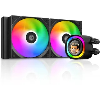 ID-COOLING FX240 LCD CPU Flüssigkeitskühler AIO Kühler für Intel und AMD