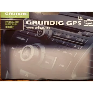 Grundig M5 Navigationssystem 12,7 cm / 5 Zoll Display