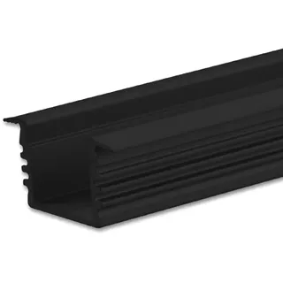 ISOLED LED Einbauprofil DIVE12 Aluminium schwarz, 200cm