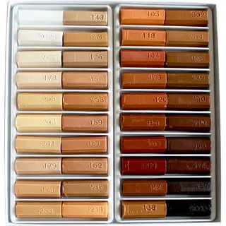 König Weichwachs-Set -  Holz - Töne Serie 730 / 40 / 40