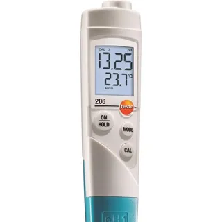 TESTO 206-pH1 für Flüssigkeiten pH- und Temperatur-Messgerät weiß