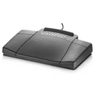 Tiptel foot switch, 105 x 180 x 40 mm, 620 g - Schwarz