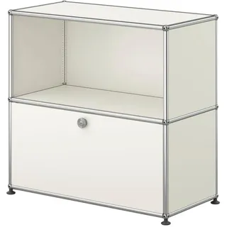 USM Haller Sideboard, mit einer Klapptür Reinweiss