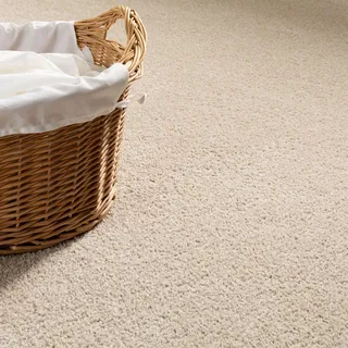Steffensmeier Teppichboden Cambridge | Meterware Auslegware Wohnzimmer Schlafzimmer Kinderzimmer | beige | 100x50 cm