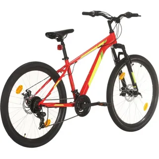 vidaXL Mountainbike 21 Gang 2023 27,5 Zoll RH 38 cm rot