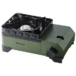 Iwatani Kassettenkocher Tough Maru Jr. Khaki CB-ODX-JR Auswahl der Eisenplatte