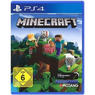 Minecraft Bedrock Edition + Starter Pack (Neue Edition) + 700 Token (PS4)