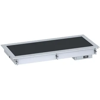 CombiSteel Drop-In Einbau Heizplatte Keramik 4/1 - Schwarz - Schwarz