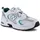 White/Silver Metallic/Vintage Teal 38