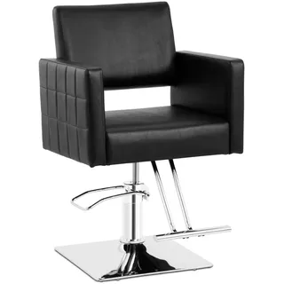 Physa Friseurstuhl Ribbleton mit Fußstütze Sitzhöhe 49 63 cm 150 kg schwarz - Saloneinrichtung physa