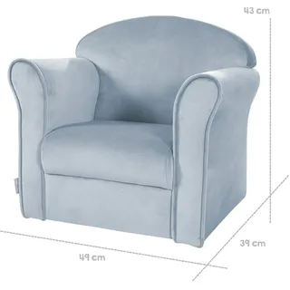 roba Kindersessel Lil Sofa mit Armlehnen sky/hellblau