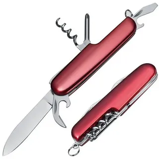 MacMa 7-teiliges Aluminium Rot