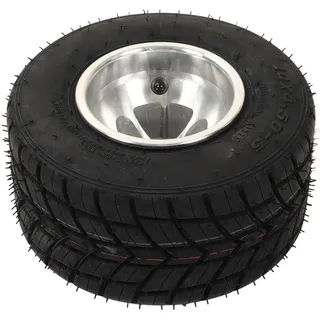 Gokart Reifen, go kart reifen 10 X 4,50-5 Reifen mit Nabe Explosionsgeschützter Rutschfeste Ersatzreifen Universal für ATV UTV Go Kart Landwirtschaftsfahrzeug