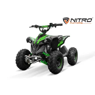 Nitro Motors Elektro-Kinderquad Elektro 1200W Eco midi Kinder Quad Avenger 6" Miniquad ATV grün