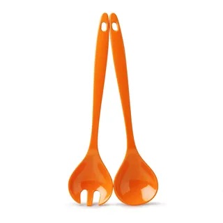 Zeal G205O Salatbesteck Melamin, Neon-Orange