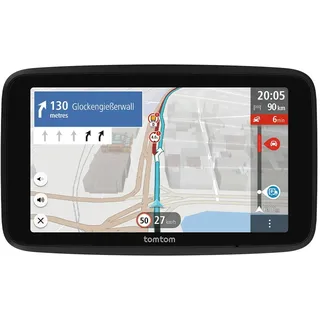 TomTom GO Professional 2. Generation (6" großer kapazitiver Touchscreen mit Karten von Europa und Echtzeit-Verkehrsinformationen, speziell für LKW, Transporter, Busse und große Fahrzeuge)