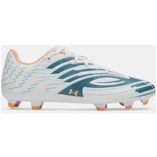 Under Armour U Shadow Select 4 FG white orange bloc (100) 8/9.5