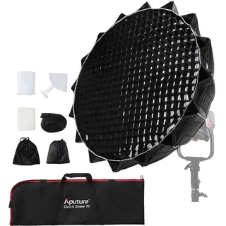 Aputure Quick Dome 90 35 Zoll/90 cm Bowens-Anschluss Softbox Schnellaufbau Lichtsteuerungs-Modifikatoren für Aputure Storm 700X/80C und Amaran 300C/150C/200X/60X S
