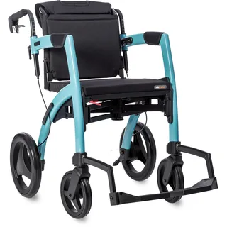 Rollz Motion 2.1 Rollator/Rollstuhl faltbar Größe Small island blue