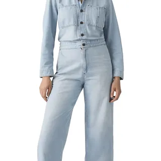 Levi's Regular Fit Jumpsuit in Denim-Optik Modell Iconic Hellblau, M