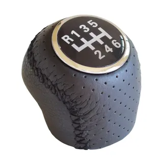 Schaltknauf 5 6 Gang Leder Schaltknauf Hebel Shifter Handball Für FIAT Ducato 2002-2014 Automatik Schalthebel (Farbe : 6-Gang)