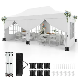 Costway Faltpavillon 3 x 3 m + Tragetasche