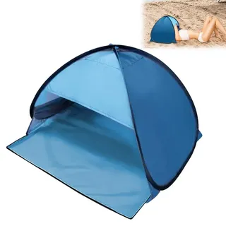 Dhqkqg Mini Kopfzelt, Strandzelt Automatisches Pop-Up-Sonnenschutz, Pop Up Zelt Mini, Automatisches Sofortzelt, für Outdoor Strand, Tragbare Kopfstütze Zelt mit Aufbewahrungstasche zum Wandern
