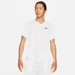 Nike Court Dri-FIT Victory Herren-Tennisoberteil White/White/Black S