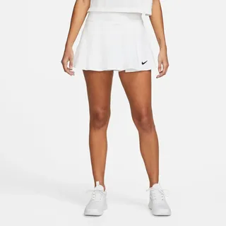 Nike Court Dri-FIT Victory gerüschter Rock Damen White/Black L